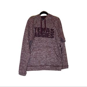 BAW Texas Aggies Thermal Maroon Pullover Hoodie
